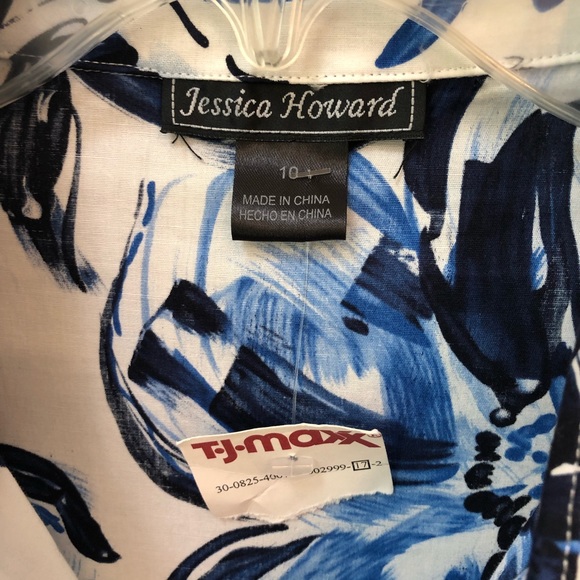 SOLD Jessica Howard 60s look full skirt dress, Size 10 - Picture 10 of 16